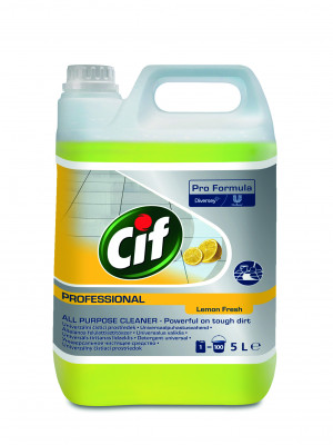 7518659 Cif Pro Formula All Purpose Cleaner Lemon Fresh 5L